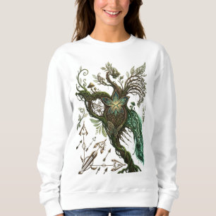 Sudadera Espíritu Mítico de la Naturaleza Antigua ilustraci