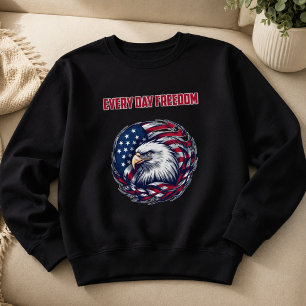 Sudadera Espíritu patriota americano de libertad todos los