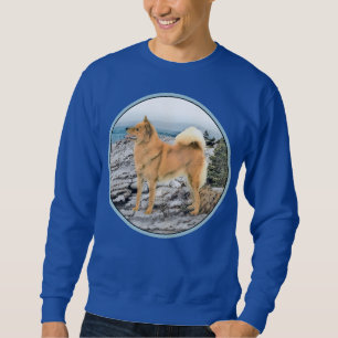 Sudadera Espitz finlandés en la pintura de la costa - Arte 