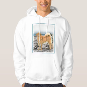 Sudadera Espitz finlandés en la pintura de la costa - Arte