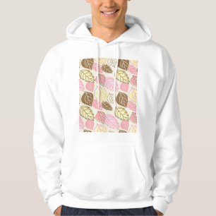 Sudadera Esplendor Otoño: Patrón de hojas sin foco