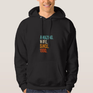 Sudadera Esposa asombrosa de las mujeres desde 1990 32ª Bod