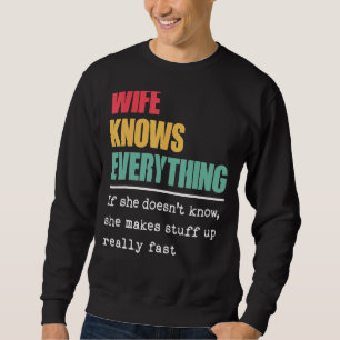 Sudadera Esposa conoce todo el mundo Orgulloso Gran Esposa