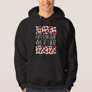 Sudadera Esposa de bomberos bombero Departamento de bombero