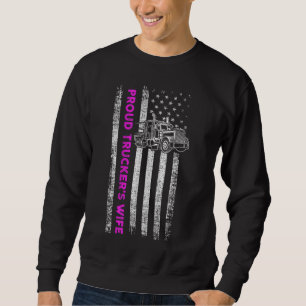 Sudadera Esposa de camionero orgulloso - conductor de camió