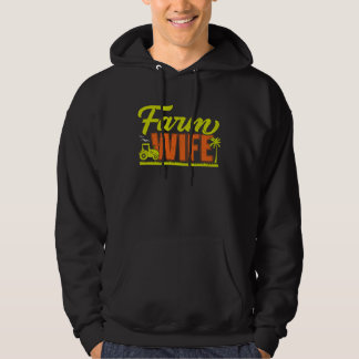 Sudadera Esposa de granja Vida de agricultor Agricultura