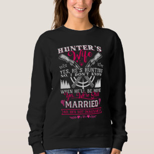 Sudadera Esposa de Hunter Sí está cazando a la novia del ve