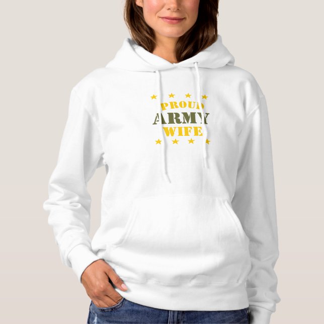 SUDADERA ESPOSA DE LA ESPOSA DEL EJÉRCITO (Anverso)