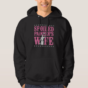 Sudadera Esposa decoradora de pintor casero vició el deseo
