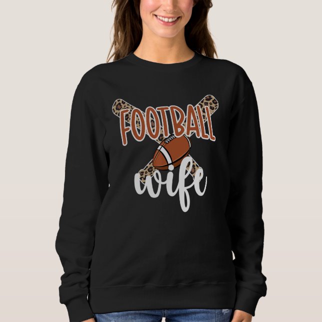 Sudadera Esposa del futbolista Orgullosa (Anverso)