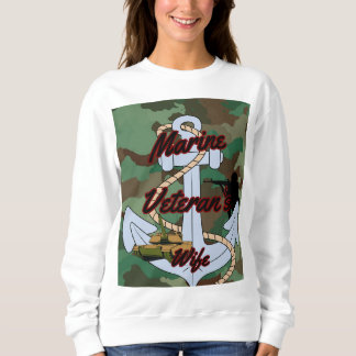 Sudadera Esposa del marine veterano