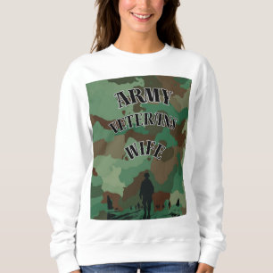 Sudadera Esposa del veterano del ejército