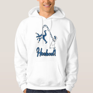 Sudadera Esposa enganchada a pescar del hombre regalo diver