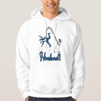 Sudadera Esposa enganchada a pescar del hombre regalo diver