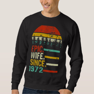 Sudadera Esposa Épica De Mujeres Desde 1972