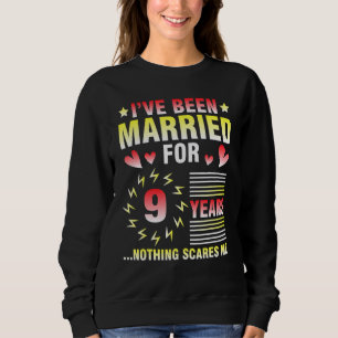 Sudadera Esposa Esposa, me he casado durante 9 años, nada