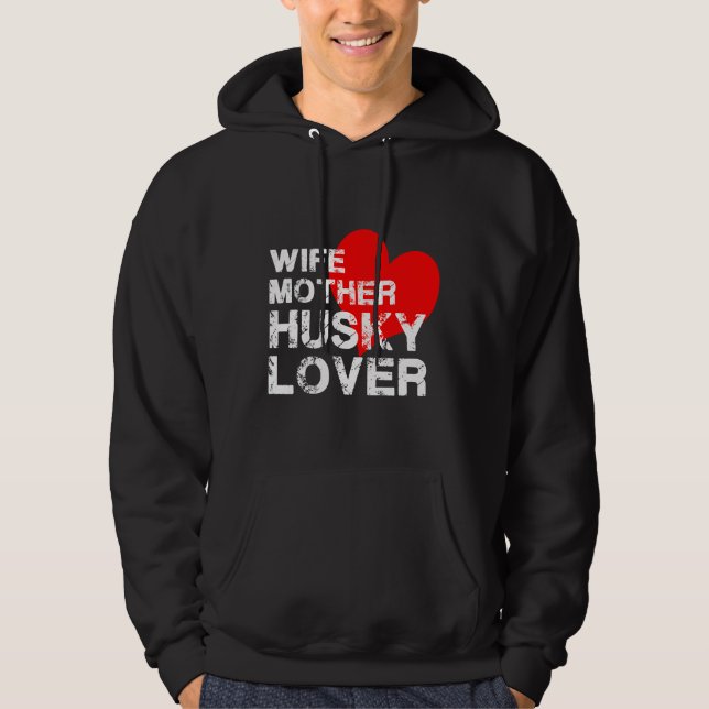 Sudadera Esposa Madre Husky (Anverso)