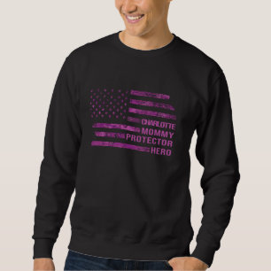 Sudadera Esposa Mami Protector Hero Camo Bandera Estadounid
