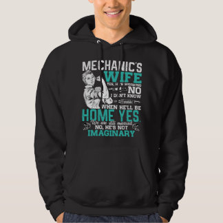 Sudadera Esposa Mecánica Divertida Mujer Esposa De Mecánico