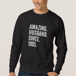Sudadera Esposo asombroso de los hombres desde 1995 27º Bod