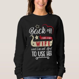 Sudadera Esposo Con Esposa Loca Y No Tengo Miedo De Usar