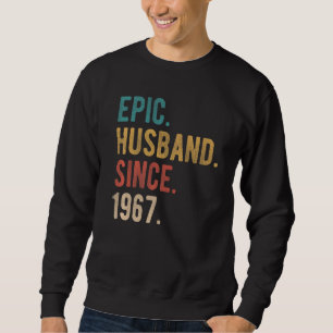Sudadera Esposo épico desde 1967 55º Aniversario Boda F