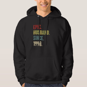 Sudadera Esposo épico desde 1990 32º Aniversario Boda R