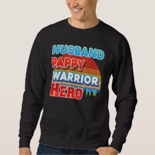 Sudadera Esposo Guerrero de Pappy Hero Padre Día Retr de Vi