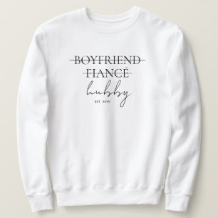 Sudadera Esposo moderno de guión minimalista