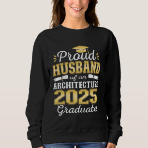 Sudadera Esposo Orgulloso de la Graduada en Arquitectura de