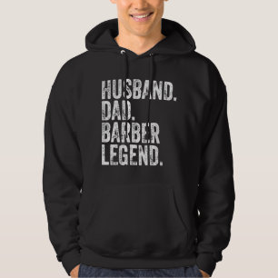 Sudadera Esposo Padre Barbero Leyenda Divertido Día del Pad