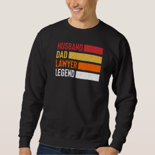 Sudadera Esposo Papá ABOGADO Leyenda Orgulloso Padre de Fam