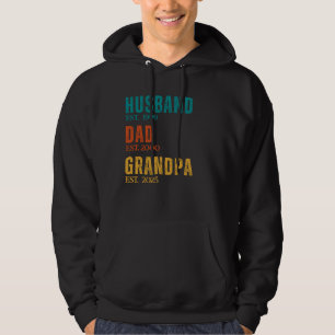 Sudadera Esposo Papá Abuelo Personalizado Este. Retro de añ