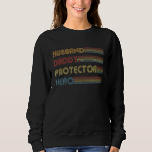Sudadera Esposo Papi Protector Hero Padre Día Para Papá