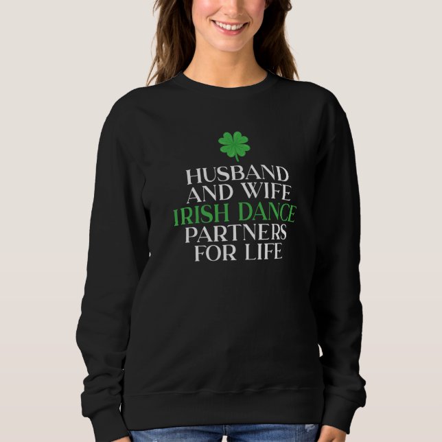 Sudadera Esposo y esposa irish dance Partner for Life Iris (Anverso)