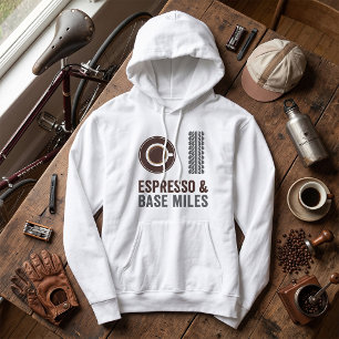 Sudadera Espresso y Base Millas Ciclista Amante del Café
