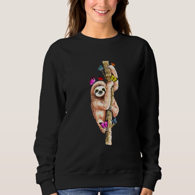 Sudadera Espuma colgando con insecto de mariposa (Anverso)