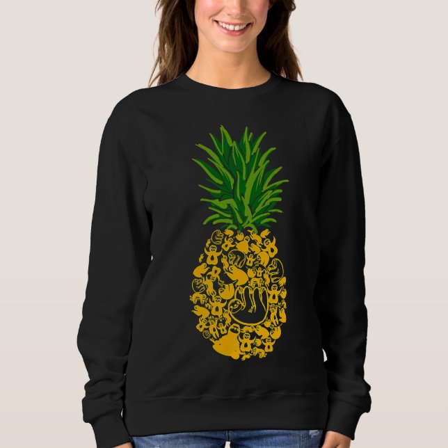 Sudadera Espumas de piña Forma de piña (Anverso)
