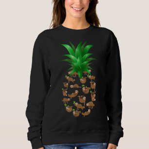 Sudadera Espumas Pineapple Fruta Tropical Vacaciones de ver