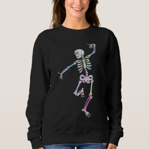 Sudadera Esqueleto Bailarín Acuarela