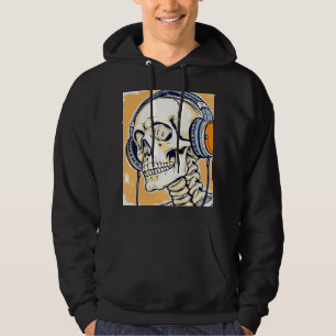 Sudadera Esqueleto con auriculares