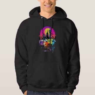 Sudadera Esqueleto de Espectro Zombie Gótico Cementerio Esp
