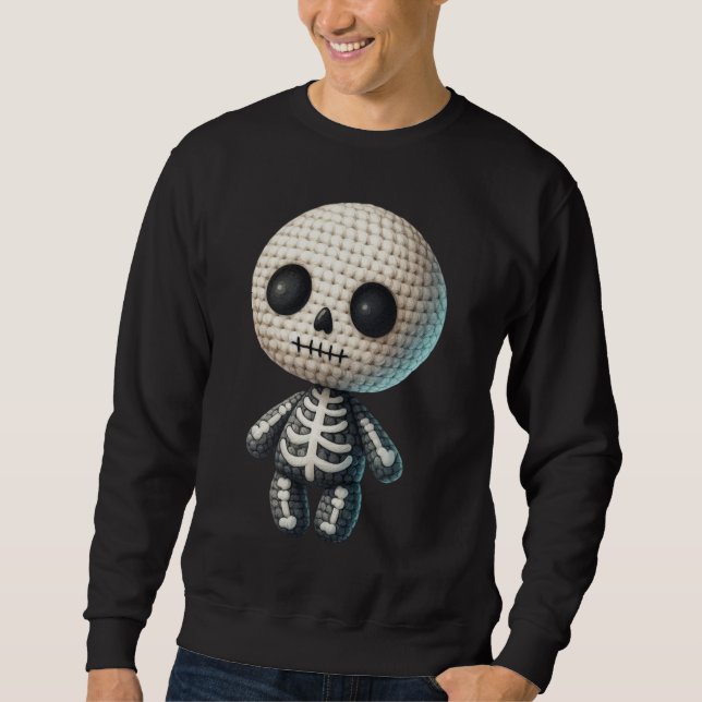 Sudadera Esqueleto de ganchillo (Anverso)