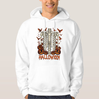 Sudadera Esqueleto de Halloween jaula de costillas