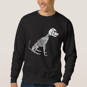Sudadera Esqueleto de Perro Halloween Mascota Horror Cachor