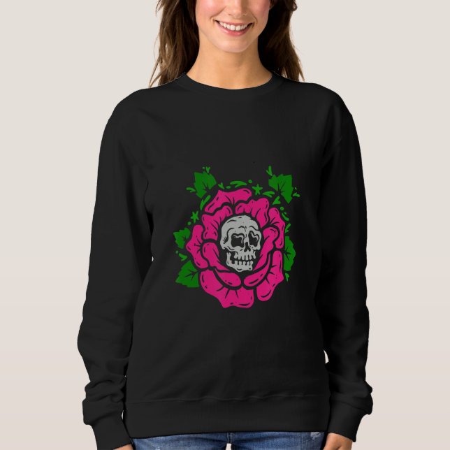 Sudadera esqueleto de plantas (Anverso)