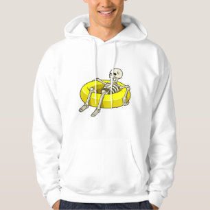 Sudadera Esqueleto en Natación con anillo de natación
