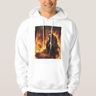 Sudadera Esqueleto Fumando & Catedral Gótica Fantasía Oscur