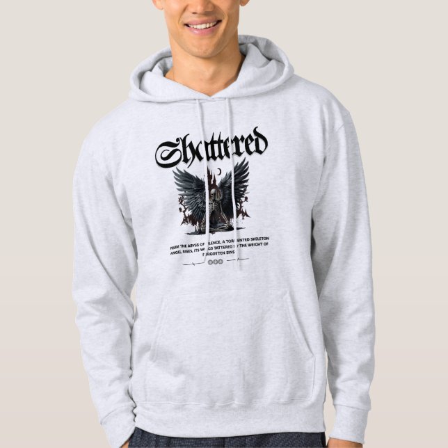 Sudadera esqueleto y capucha oscura (Anverso)