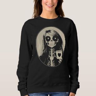 Sudadera Esquetón gótico con café Mug Premium
